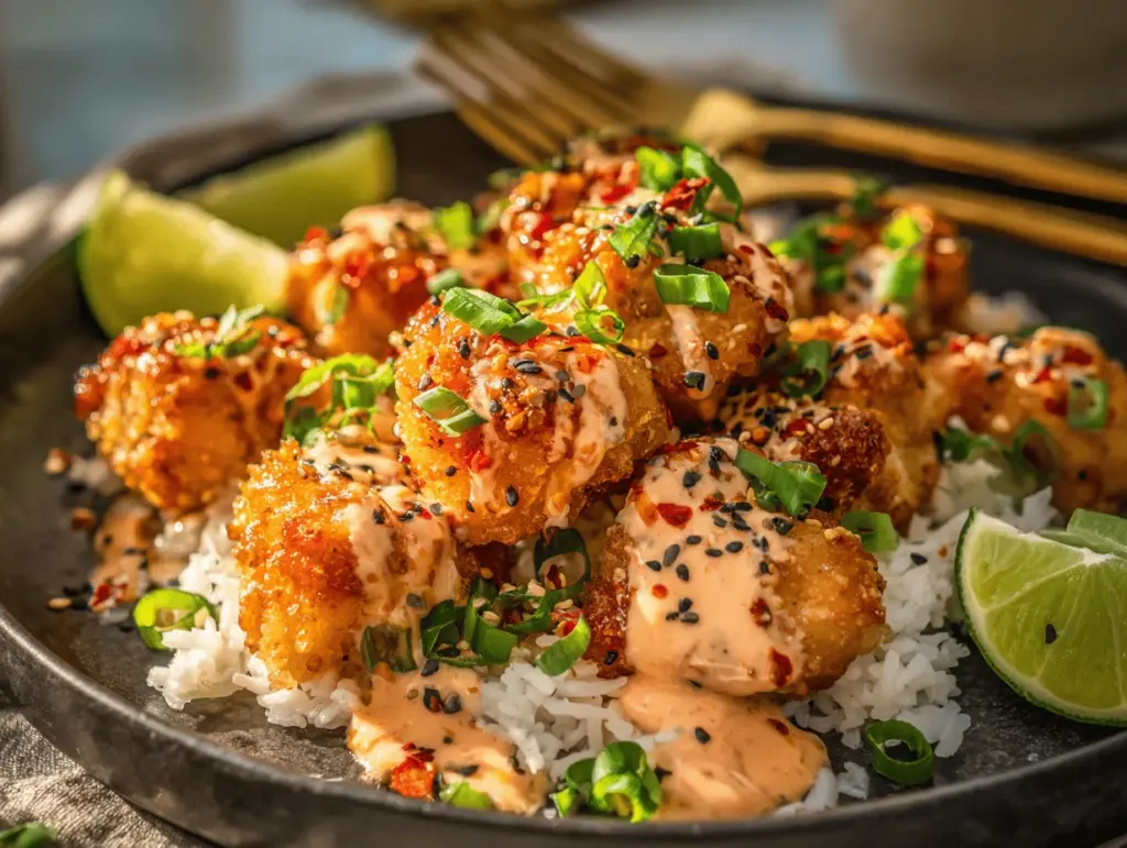 air fryer Bang Bang chicken bites - featured image