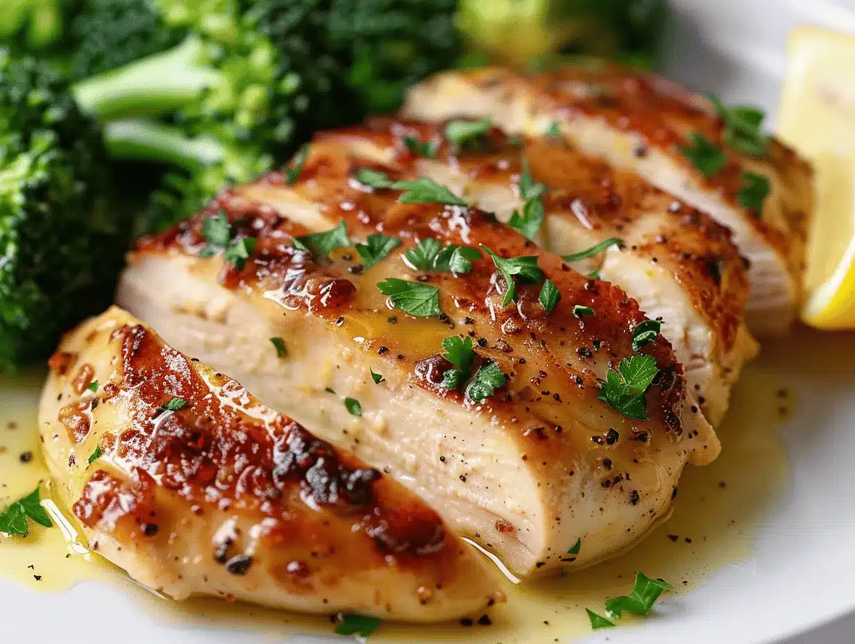 air fryer garlic butter chicken breast preparation steps