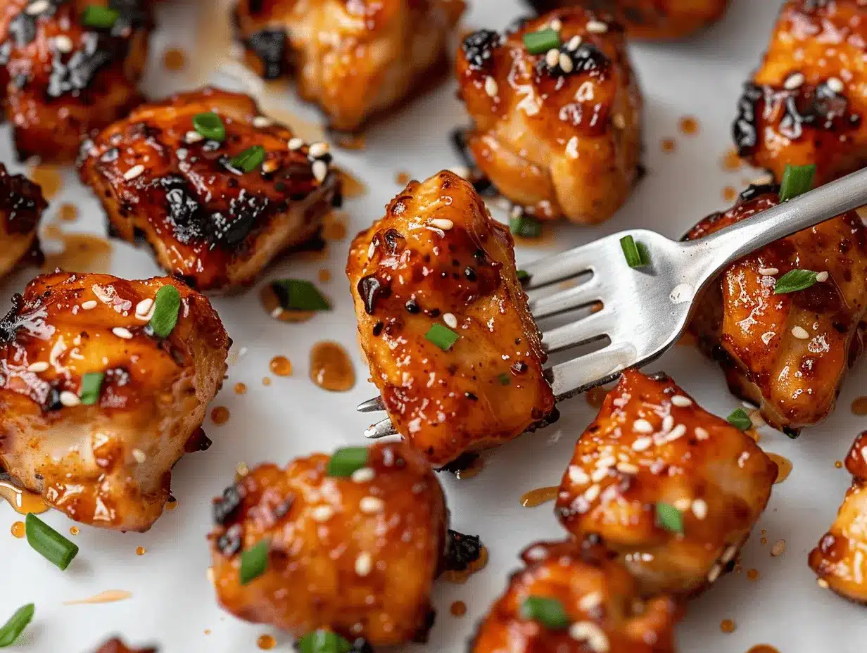 air fryer honey garlic chicken bites preparation steps