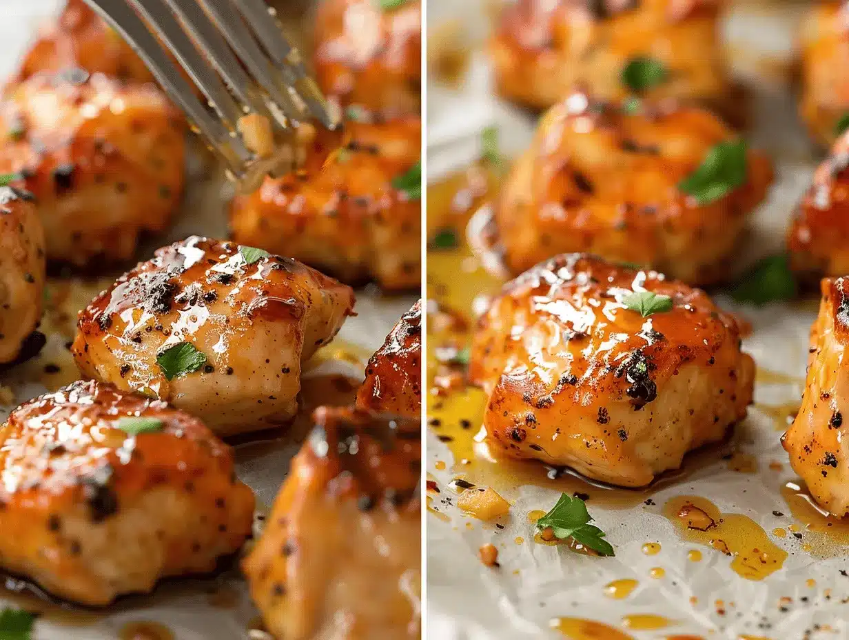 air fryer honey garlic chicken bites preparation steps