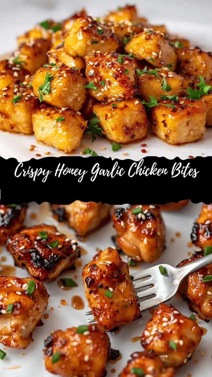 air fryer honey garlic chicken bites recipe