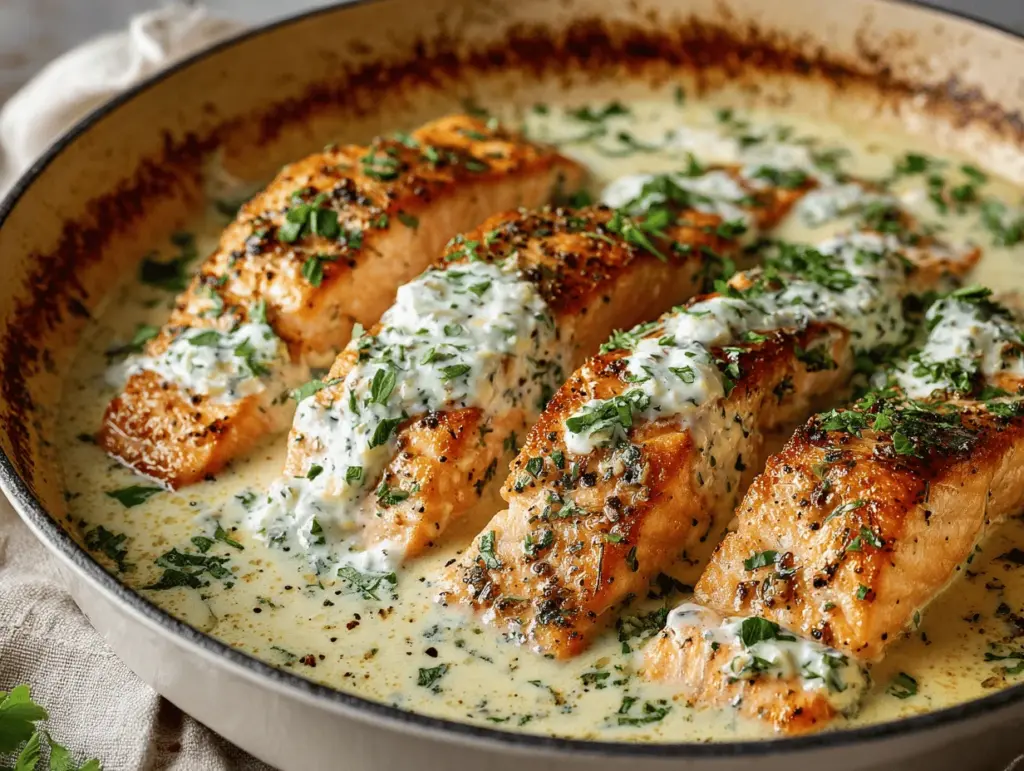 baked Boursin salmon - featured image