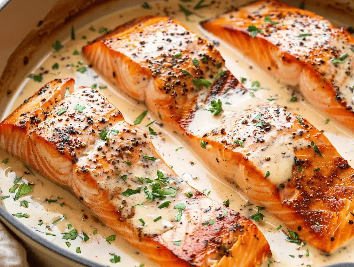 baked Boursin salmon preparation steps
