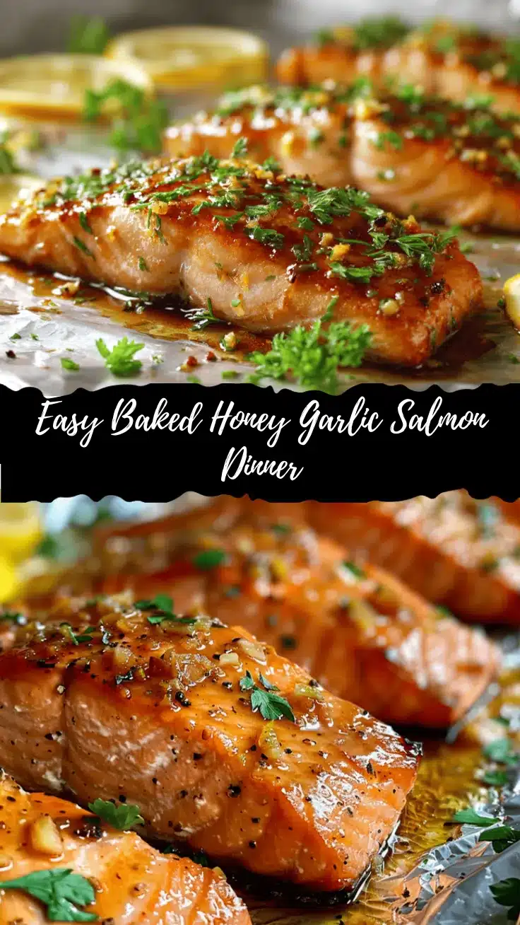 baked honey garlic salmon in foil recipe