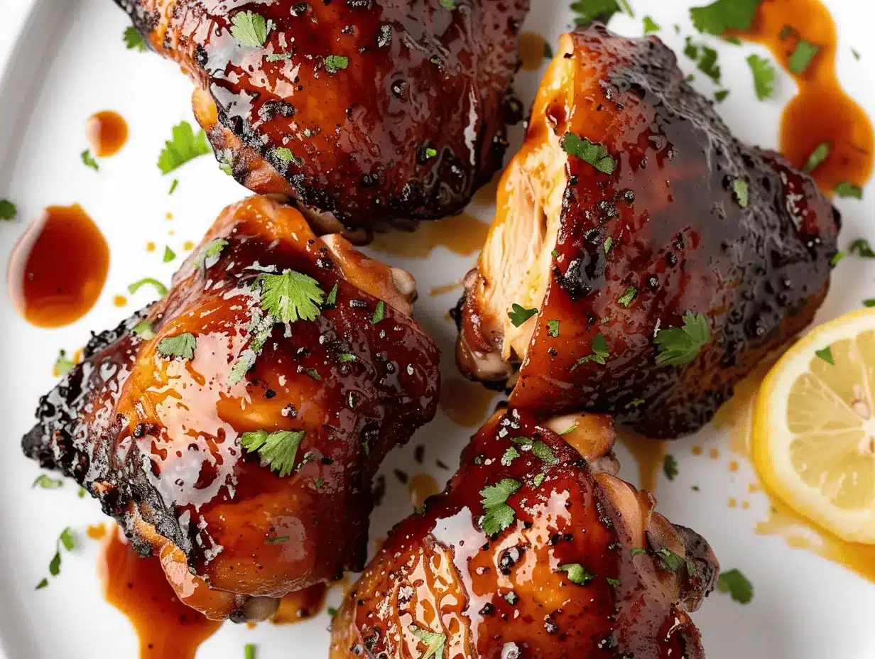 brown sugar soy glazed chicken thighs preparation steps