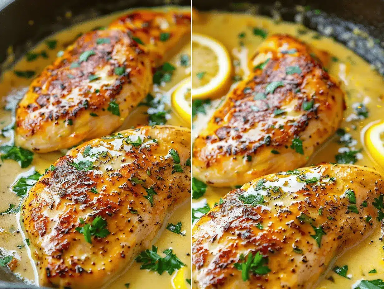 creamy lemon butter chicken skillet preparation steps