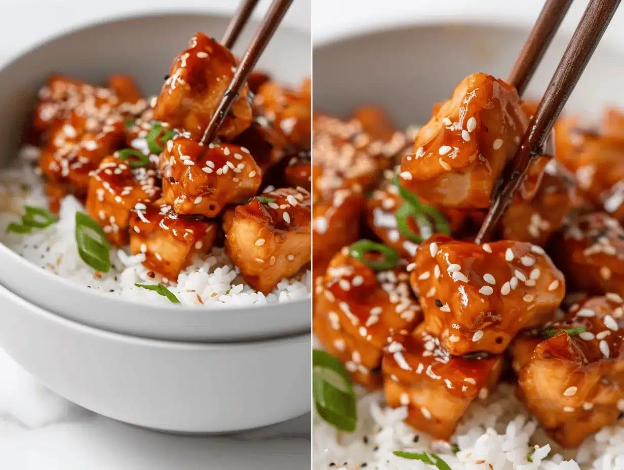 crispy honey garlic chicken bites preparation steps