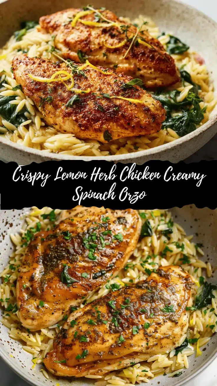 crispy lemon herb chicken recipe