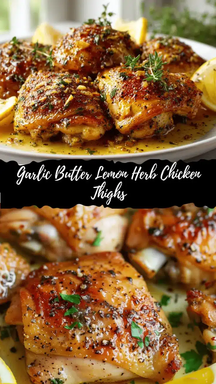 garlic butter chicken thighs recipe