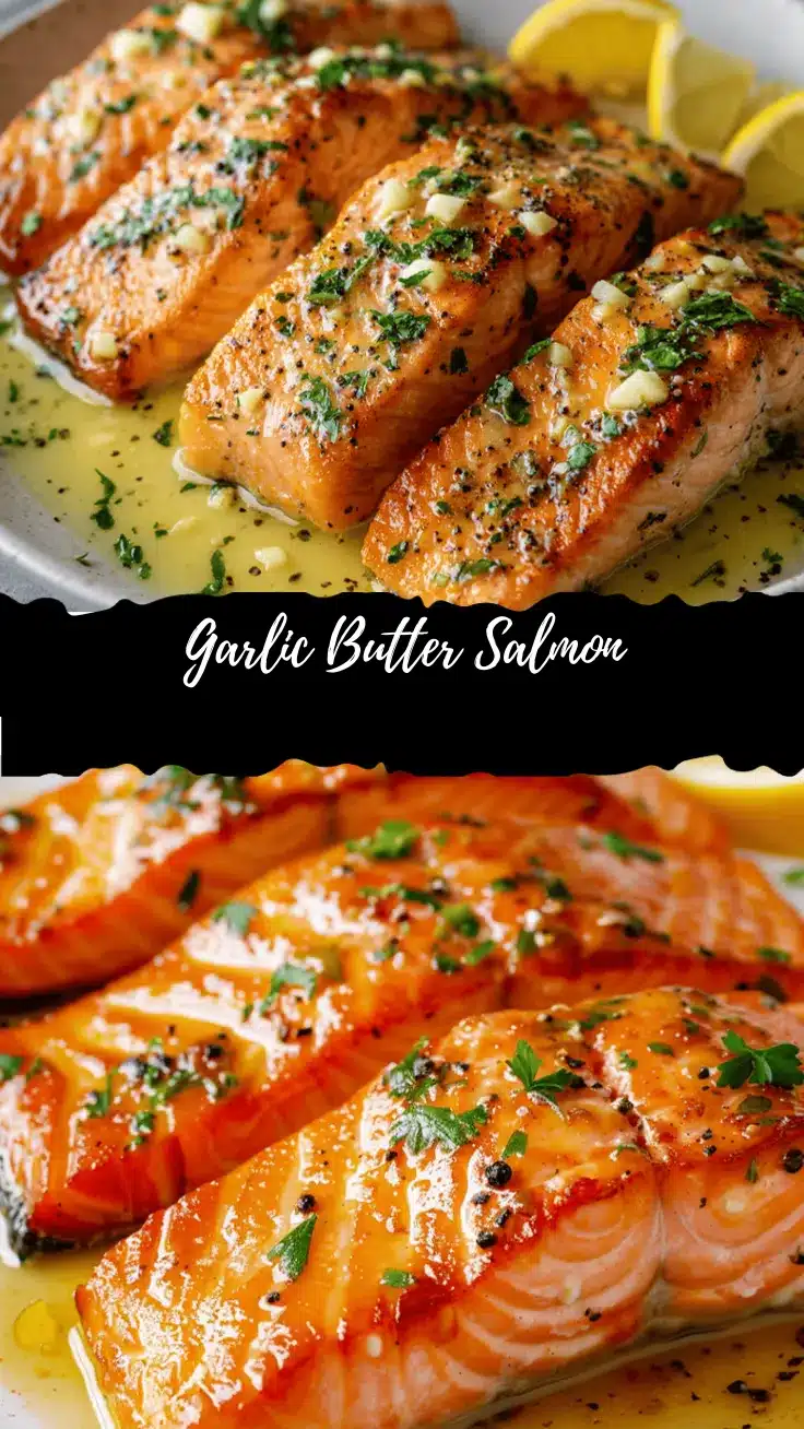 garlic butter salmon recipe