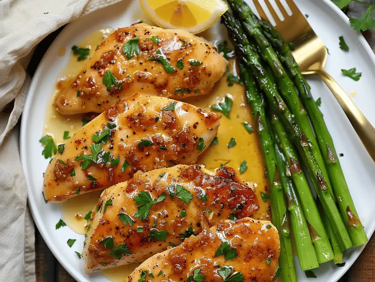 garlic lemon butter chicken preparation steps