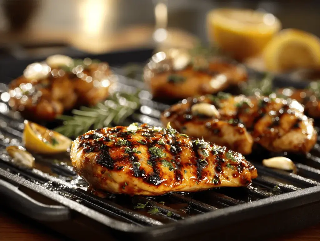honey garlic grilled chicken - featured image