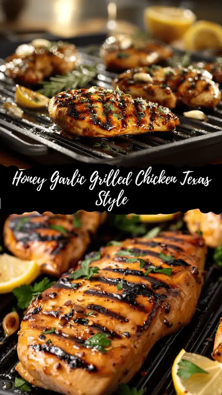 honey garlic grilled chicken recipe