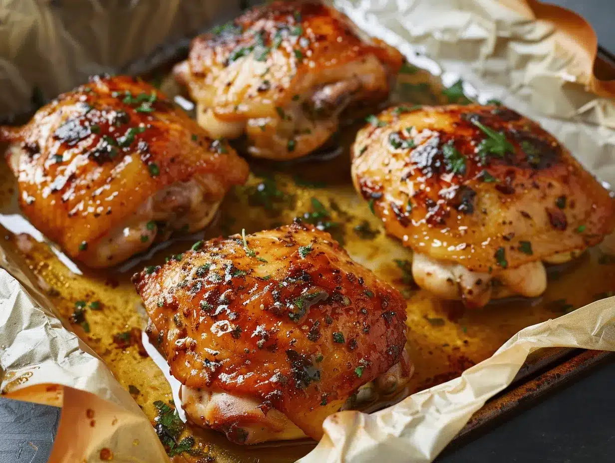 honey glazed chicken thighs preparation steps
