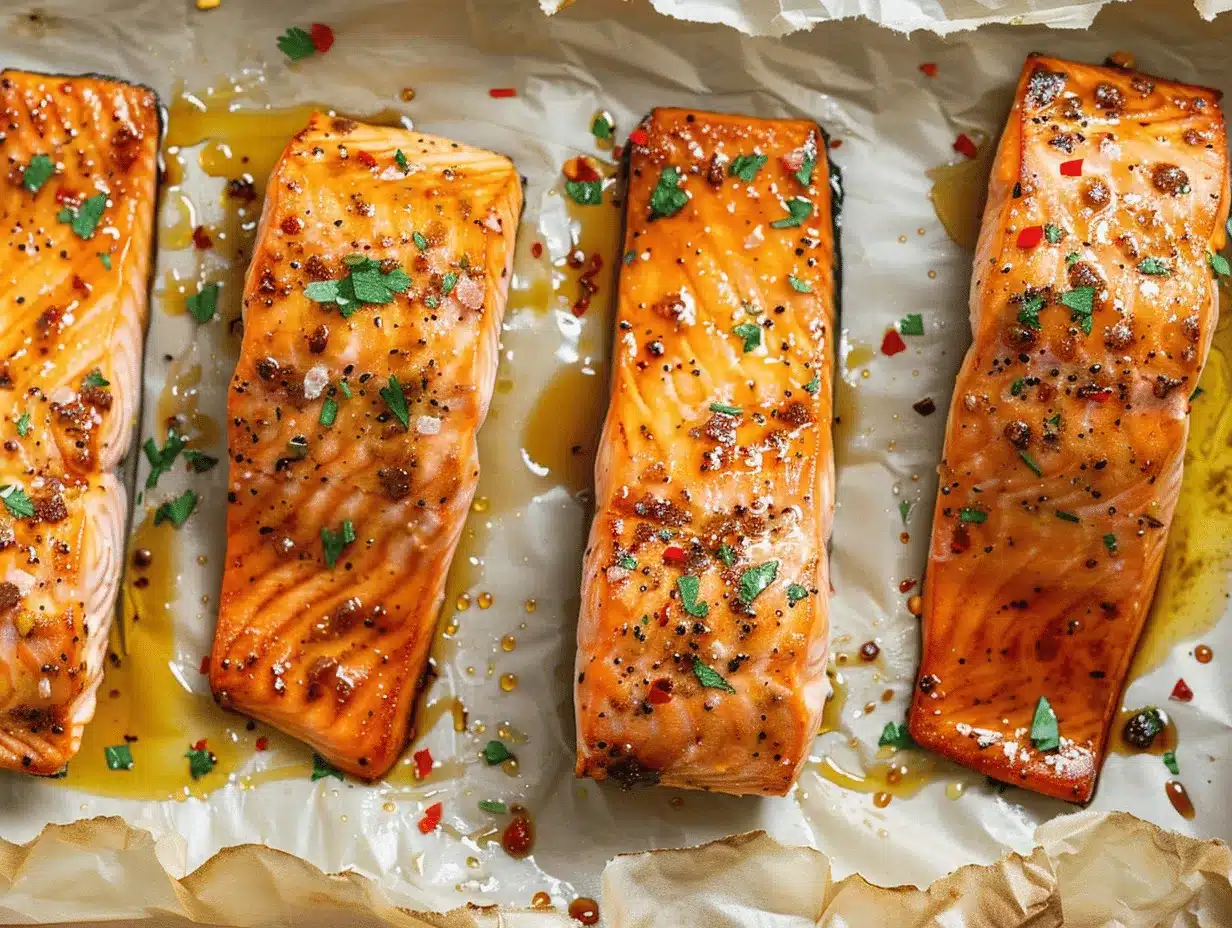 honey glazed salmon preparation steps