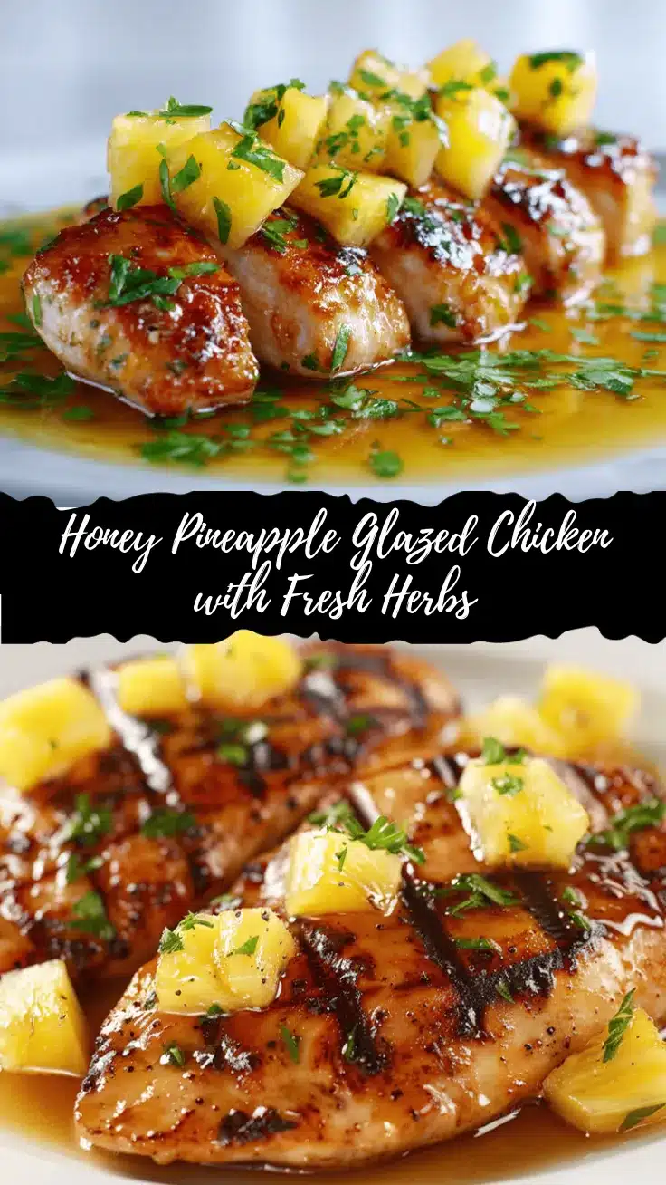 honey pineapple glazed chicken recipe