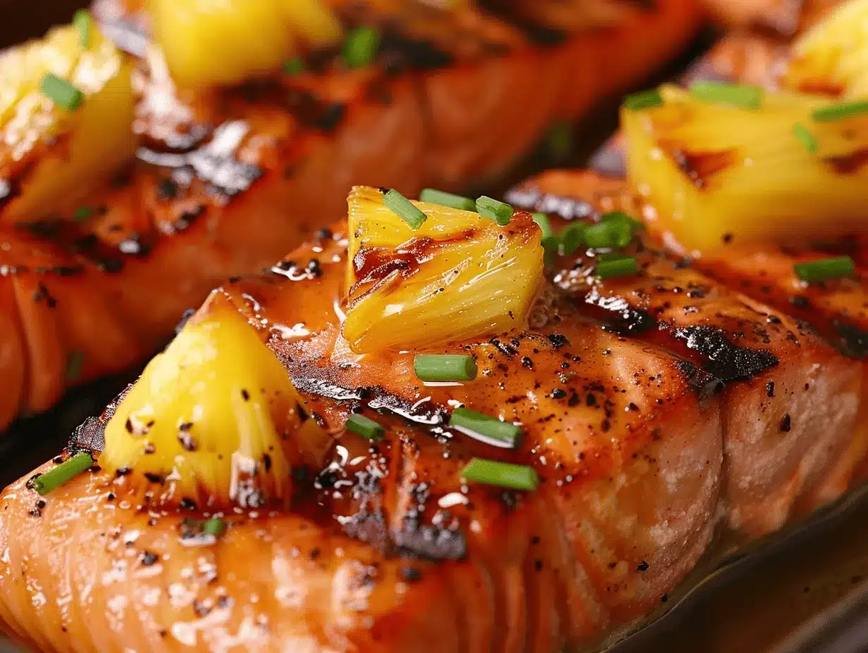 honey pineapple salmon preparation steps