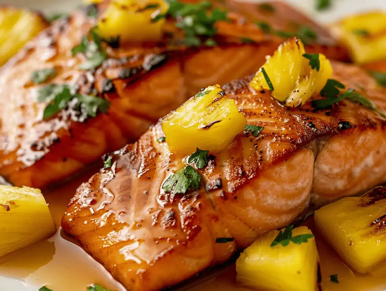 honey pineapple salmon preparation steps