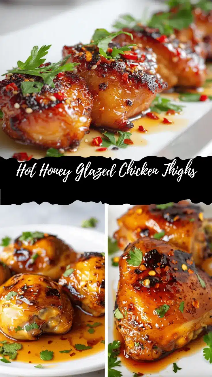 hot honey glazed chicken thighs recipe
