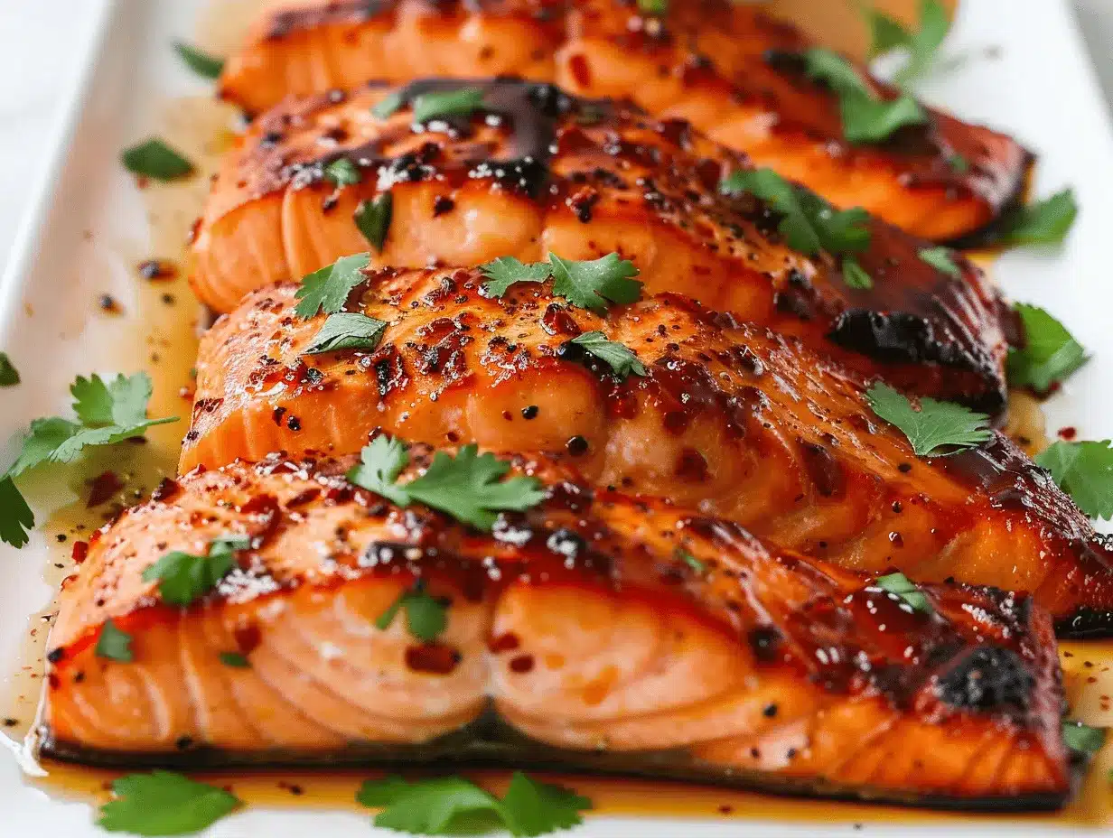 hot honey salmon preparation steps
