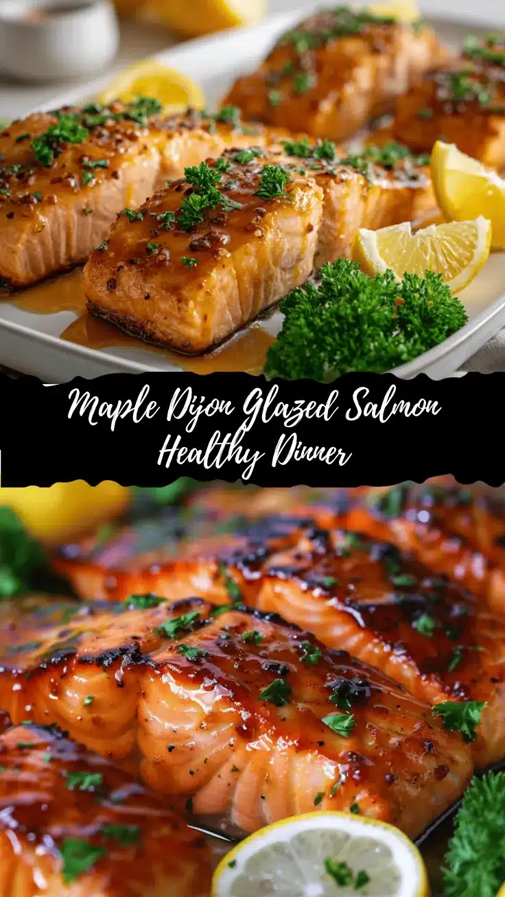 maple dijon glazed baked salmon recipe