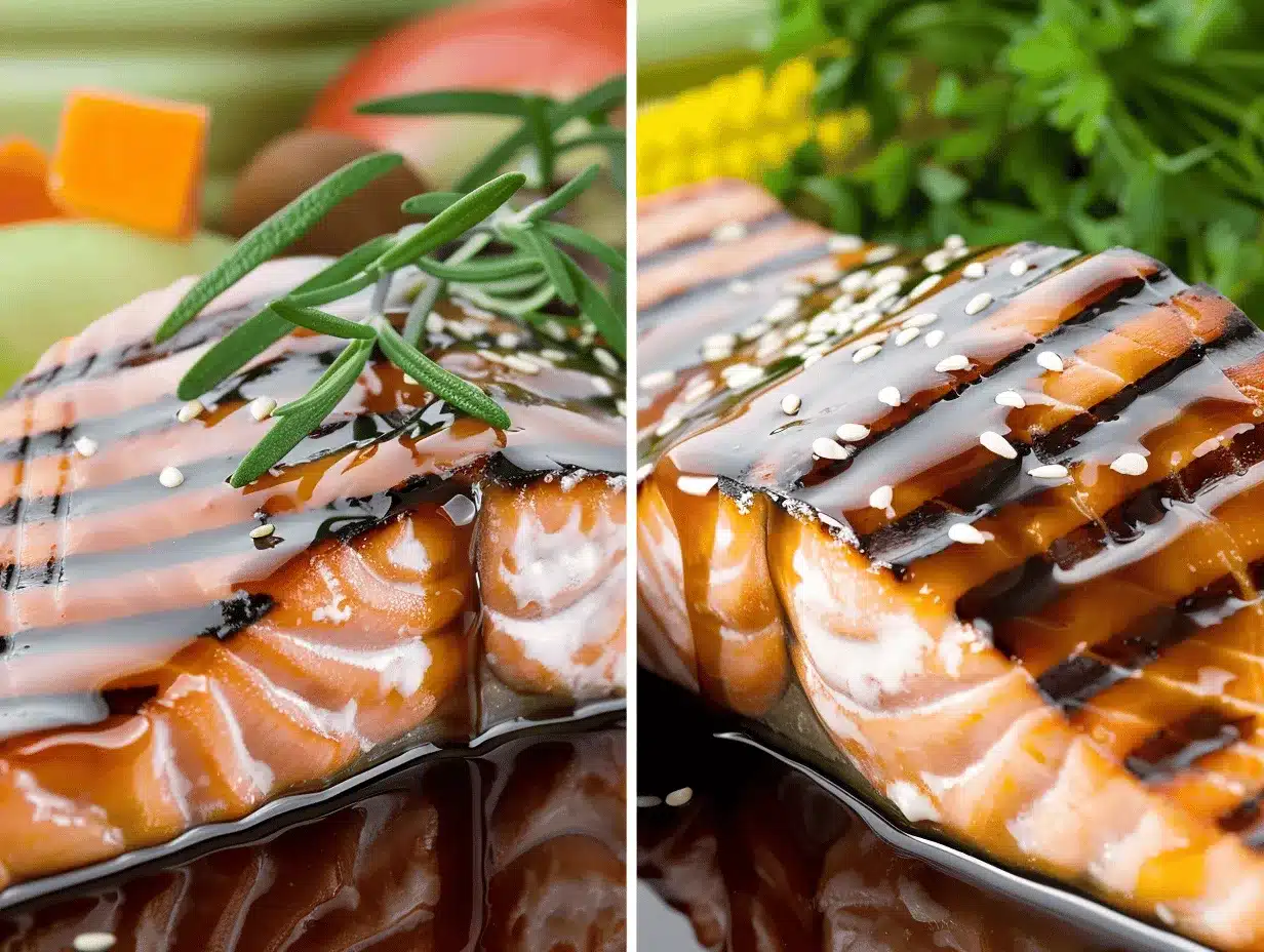 maple-glazed salmon preparation steps