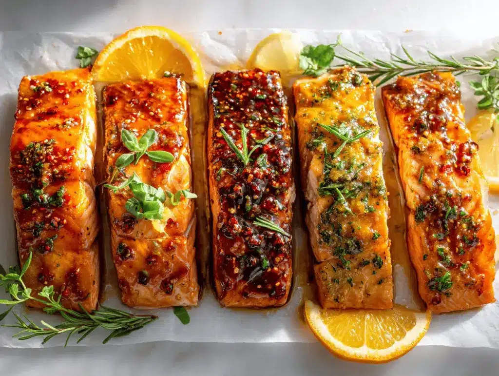 salmon marinades - featured image