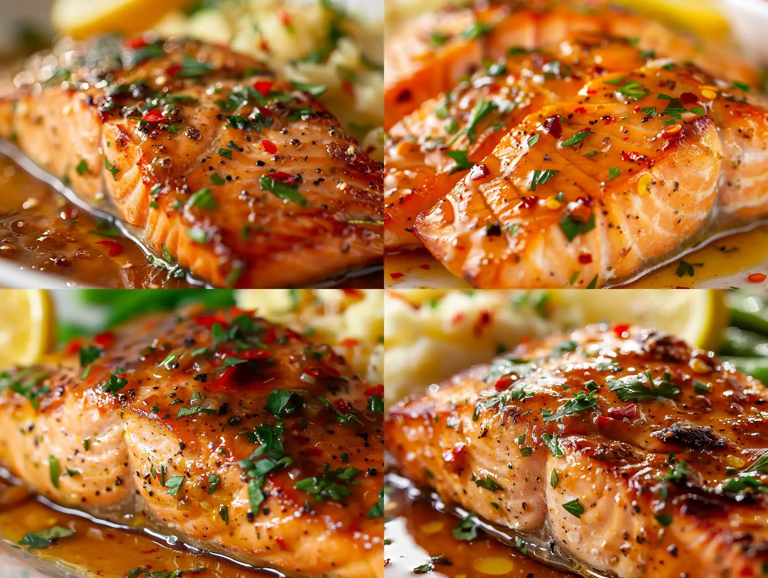 Texas Roadhouse baked salmon preparation steps