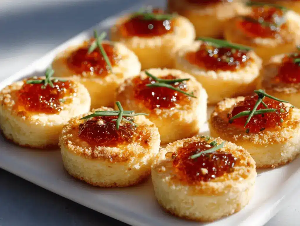 cheesy thumbprint appetizers - featured image