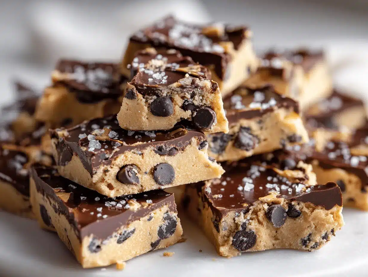 cookie dough bark preparation steps