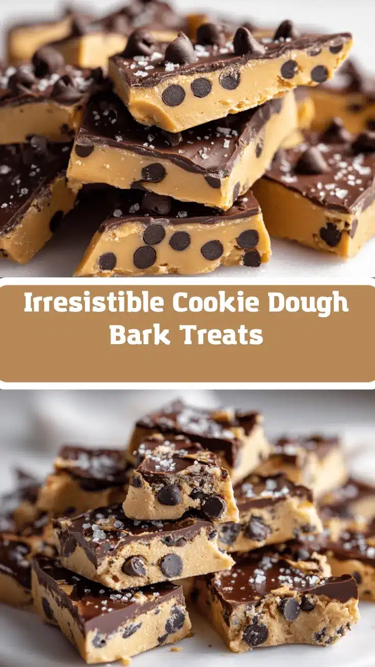 cookie dough bark recipe