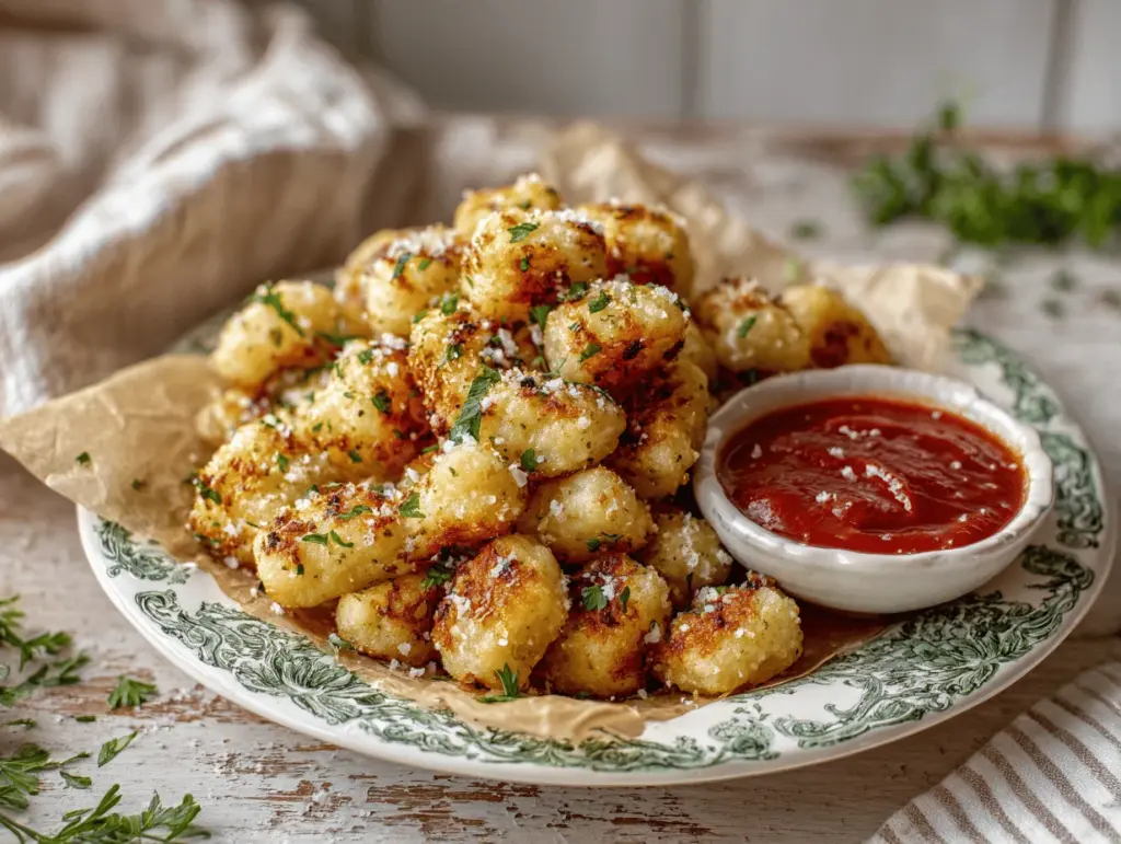 crispy air fryer gnocchi - featured image