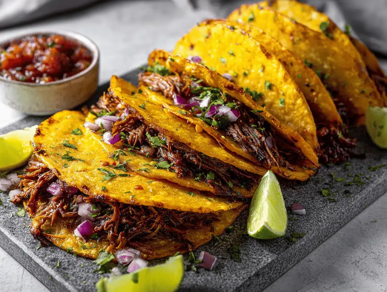 crock pot birria tacos preparation steps
