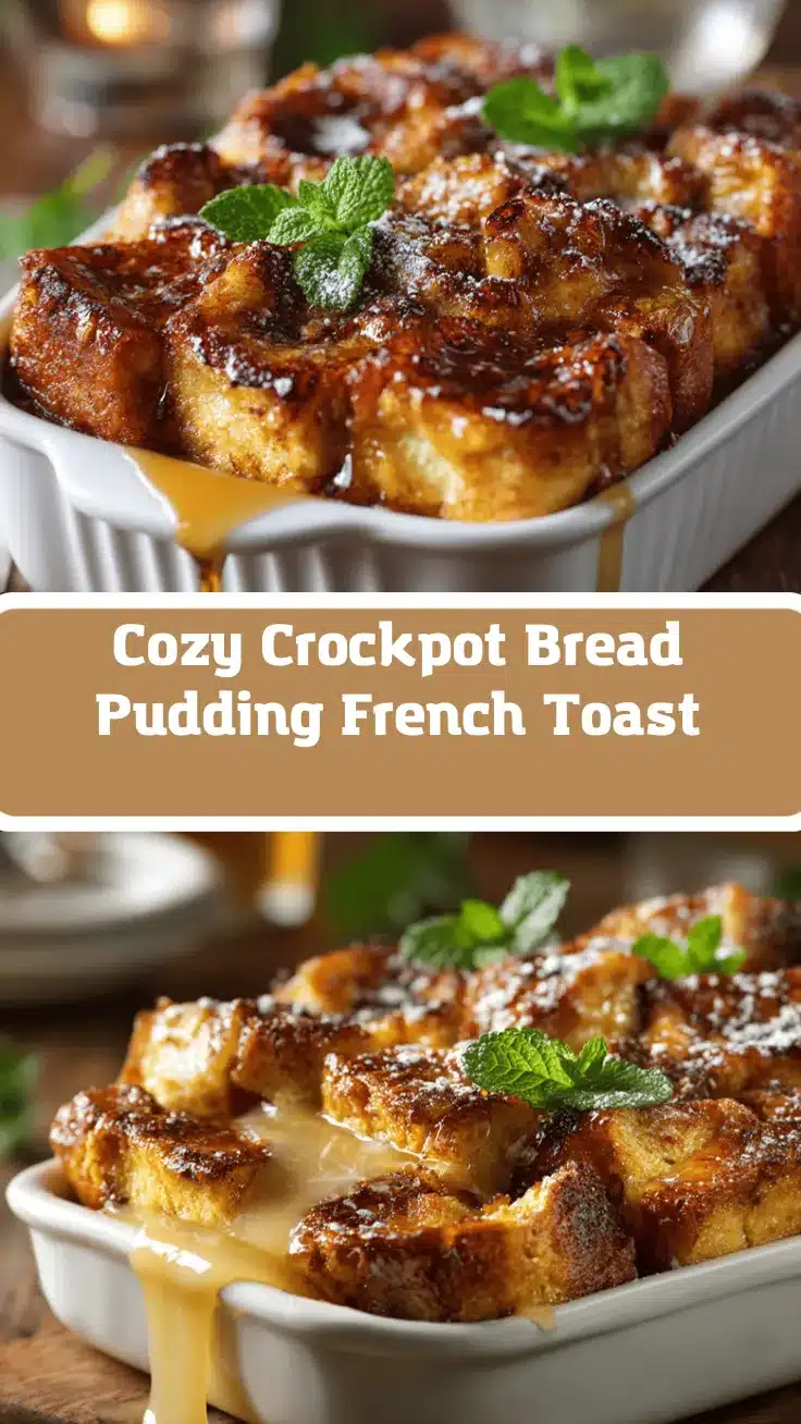 Crockpot Bread Pudding French Toast recipe