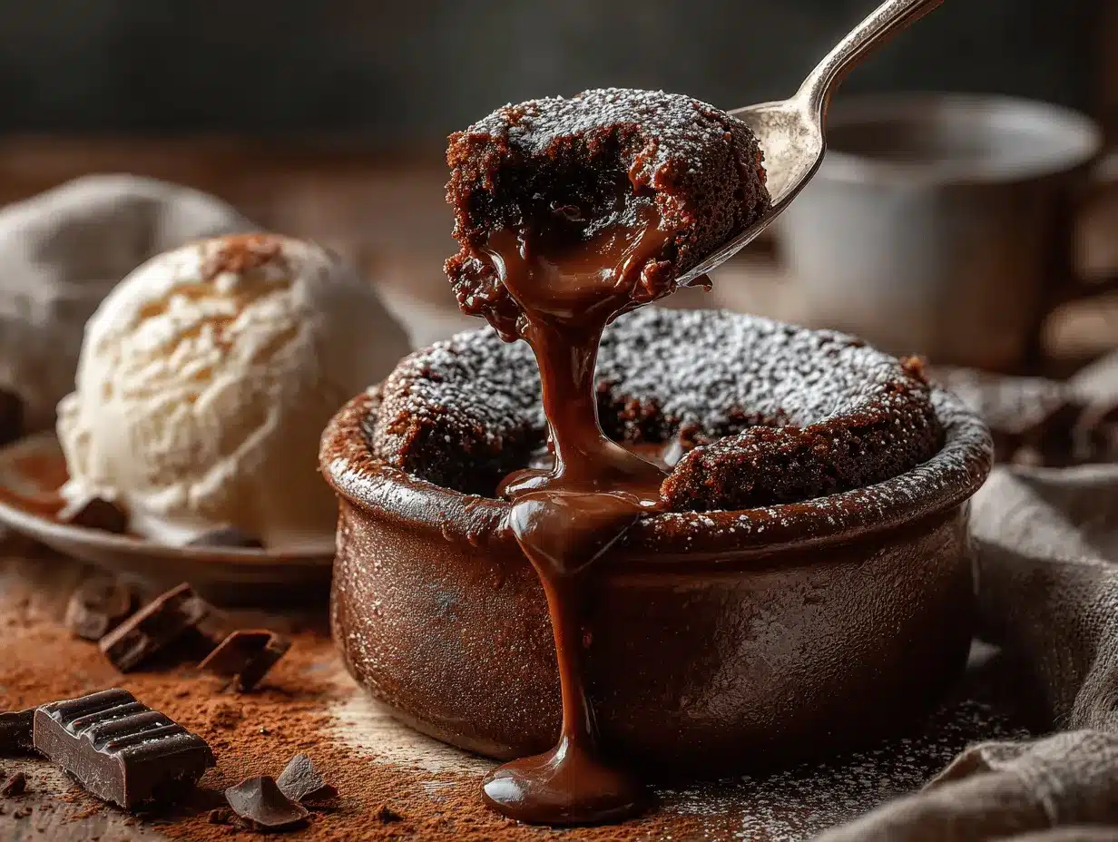 crockpot chocolate lava cake preparation steps