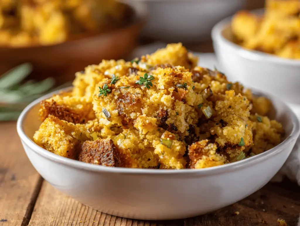 Crockpot cornbread dressing - featured image