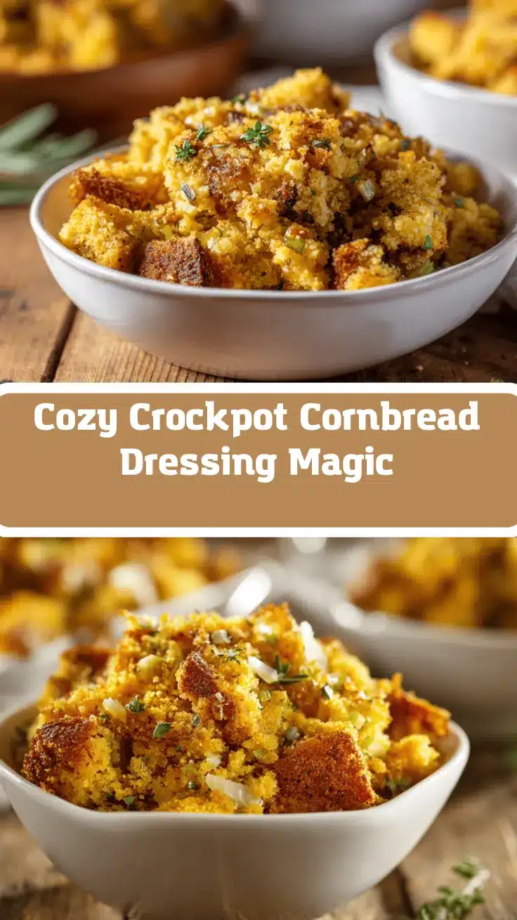 Crockpot cornbread dressing recipe