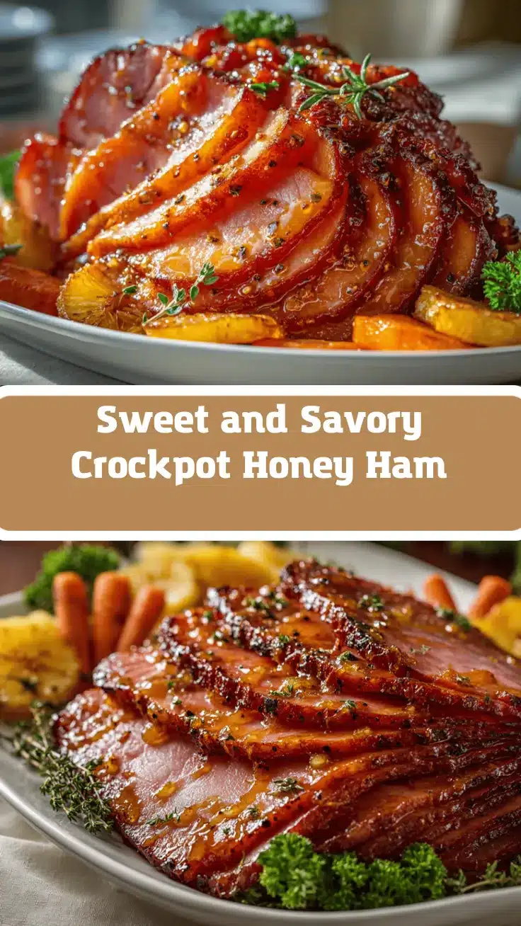 crockpot honey glazed ham recipe