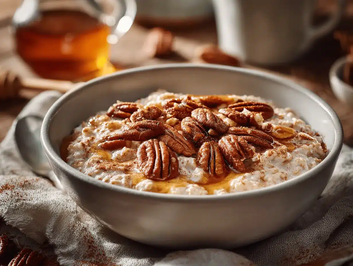 crockpot maple pecan oatmeal preparation steps