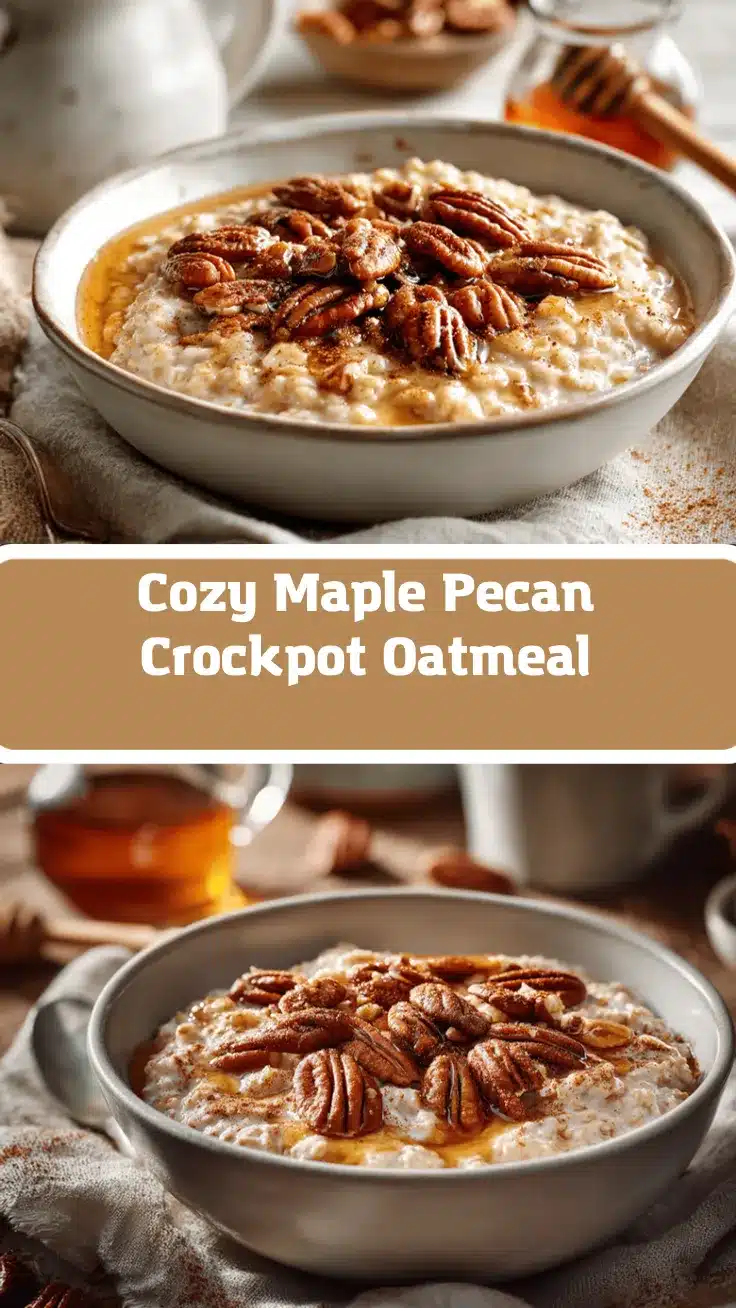 crockpot maple pecan oatmeal recipe