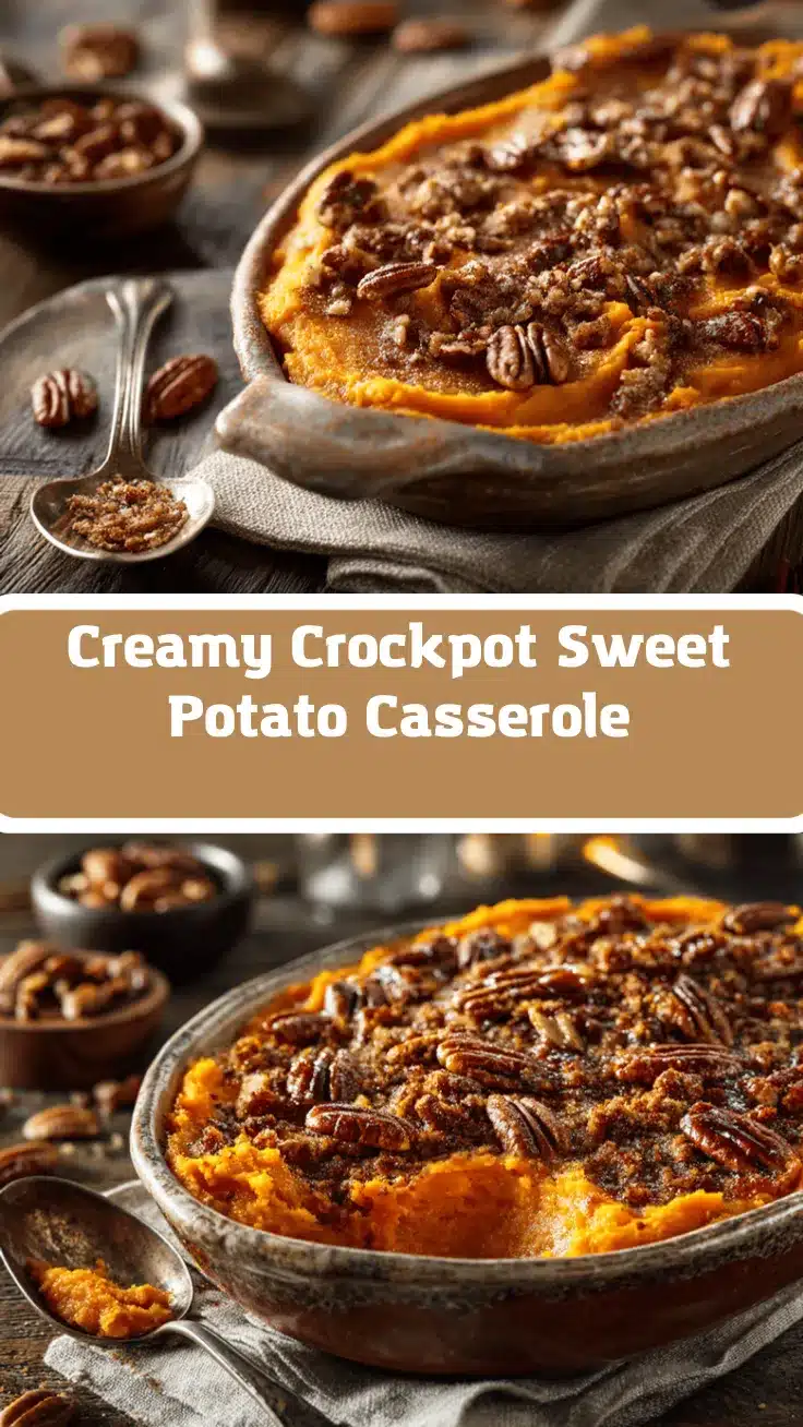 Crockpot sweet potato casserole recipe