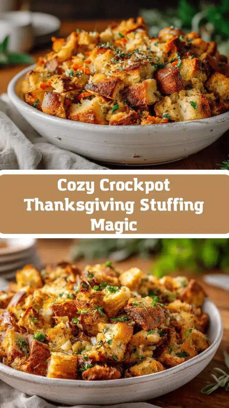 crockpot Thanksgiving stuffing recipe