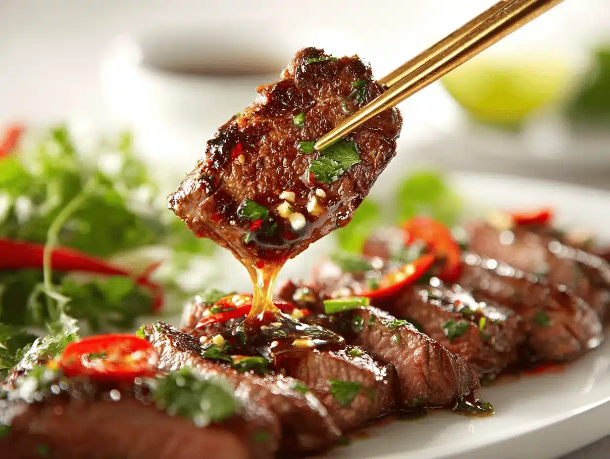 Crying Tiger Beef preparation steps