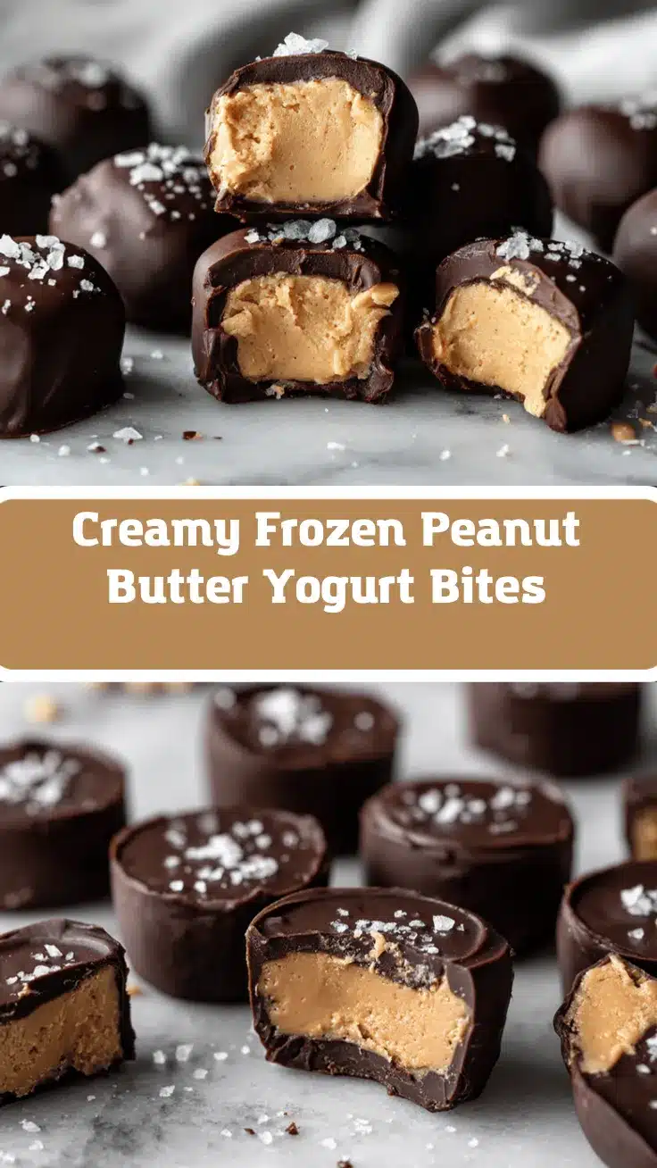 frozen peanut butter Greek yogurt bites recipe