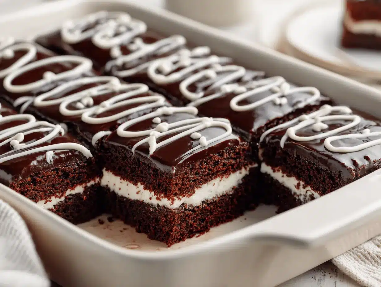Hostess sheet cake preparation steps
