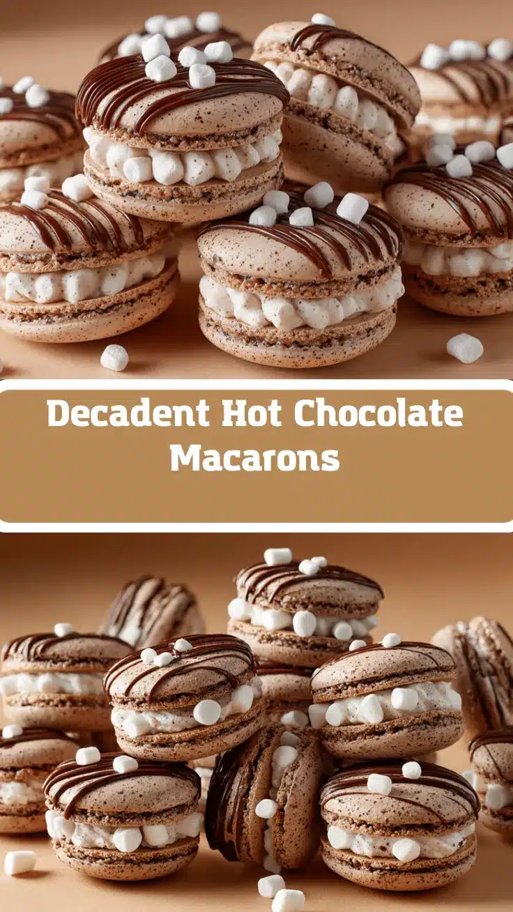 hot chocolate macarons recipe