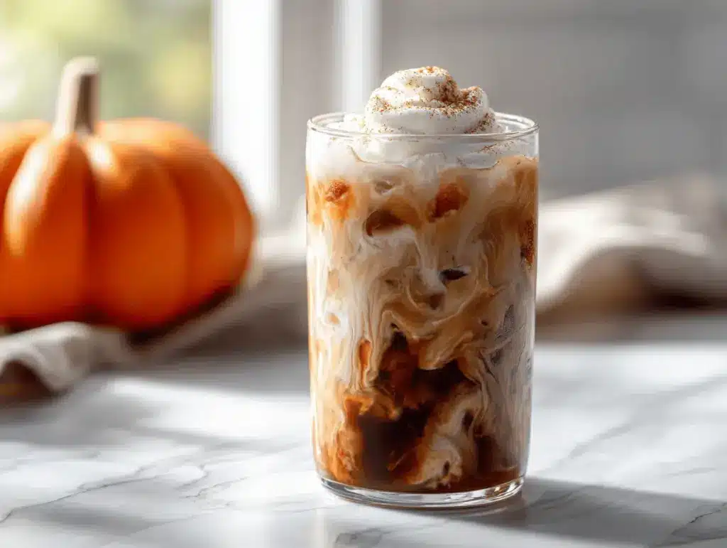 iced pumpkin spice latte - featured image