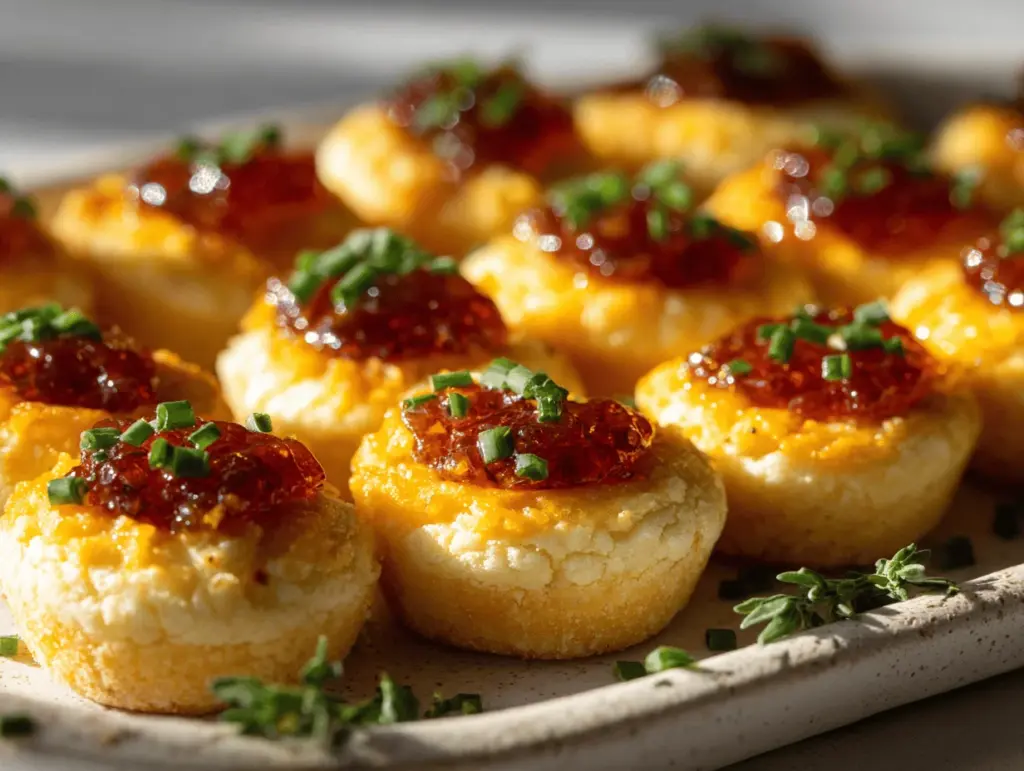 Jalapeño Popper Cheesy Thumbprint Bites - featured image
