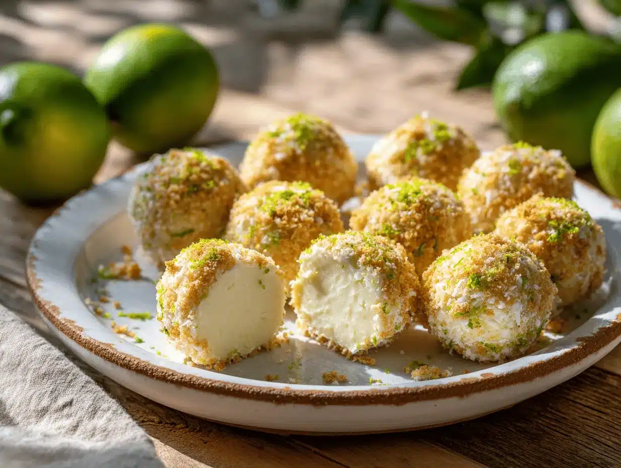 key lime truffles preparation steps