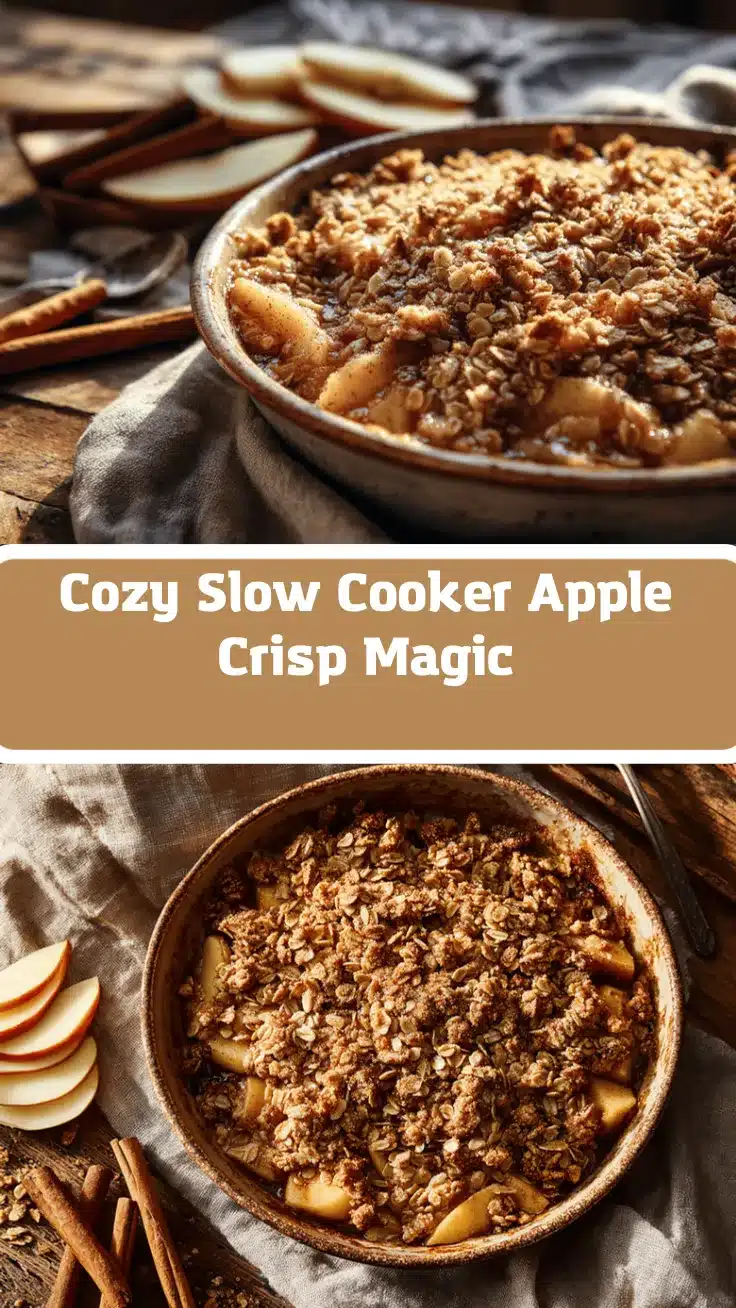 slow cooker apple crisp recipe